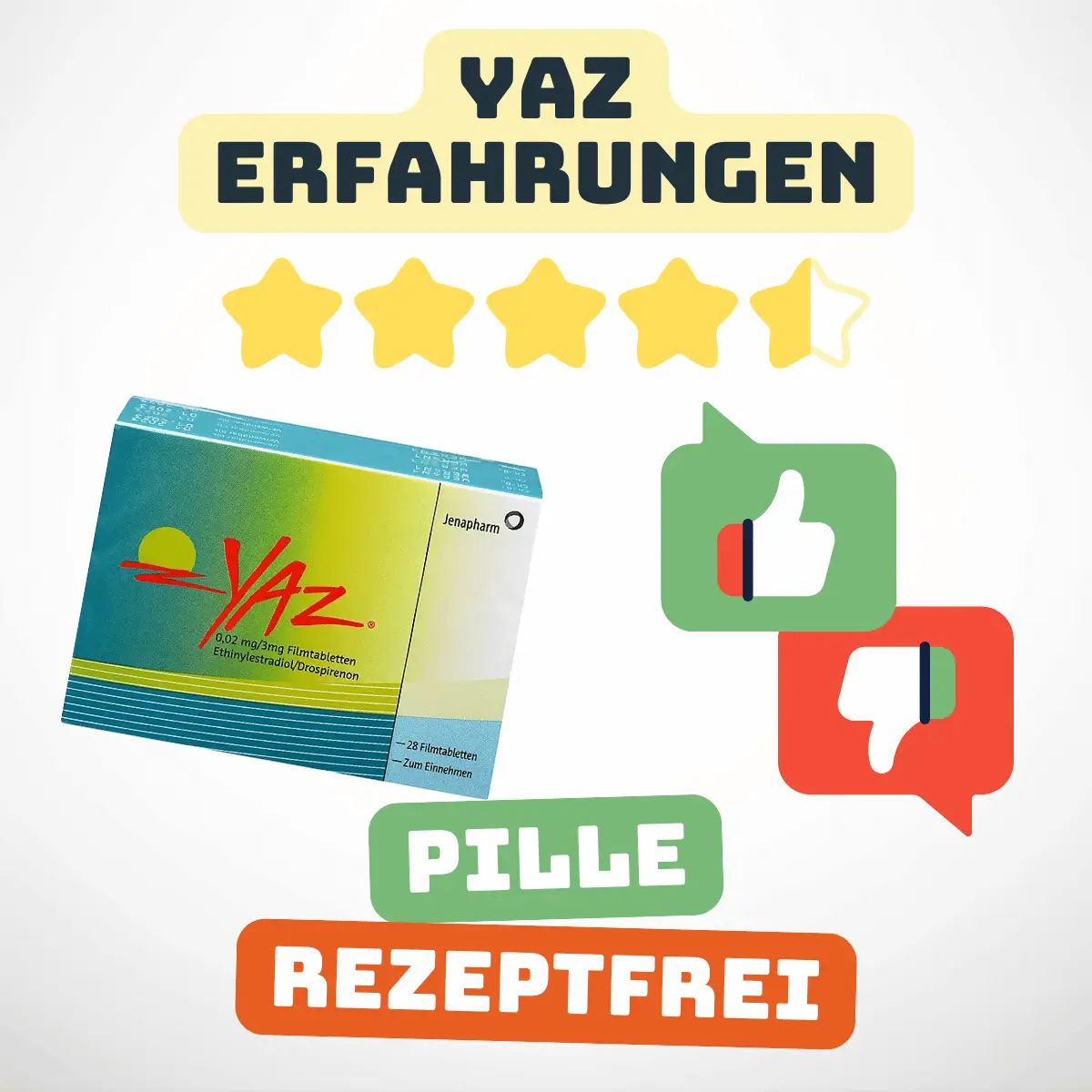 YAZ Erfahrungen Pille Rezeptfrei